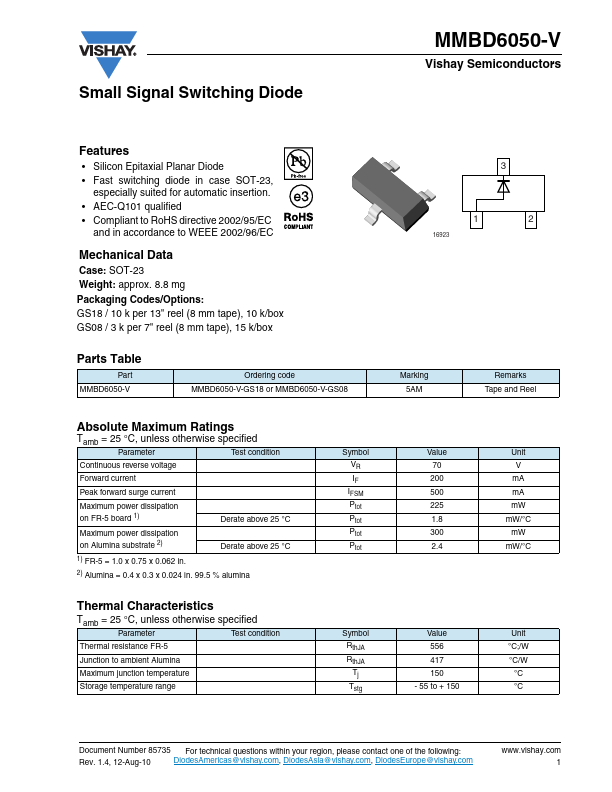 MMBD6050-V