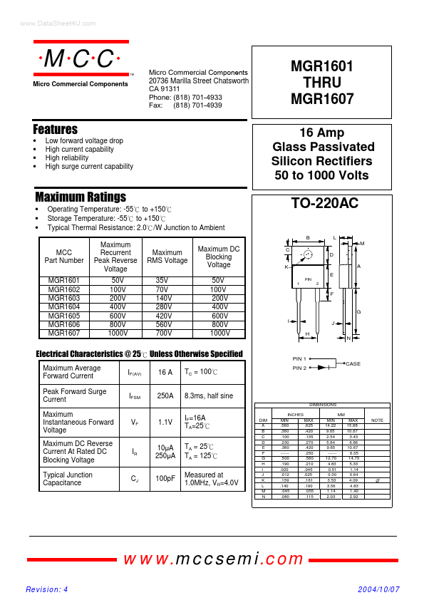 MGR1605