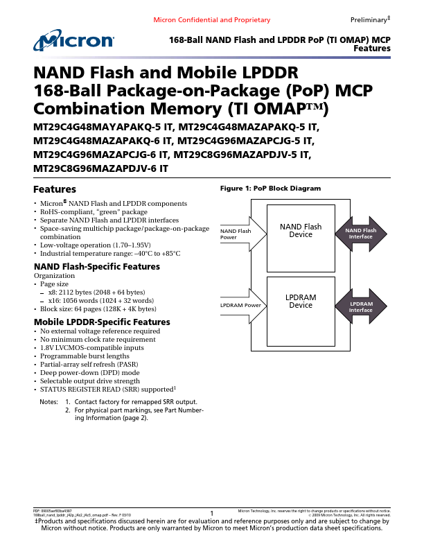 MT29C8G96MAZAPDJV-5IT