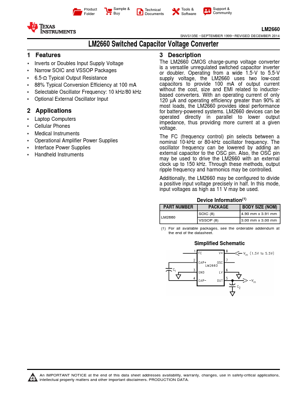 LM2660 Texas Instruments