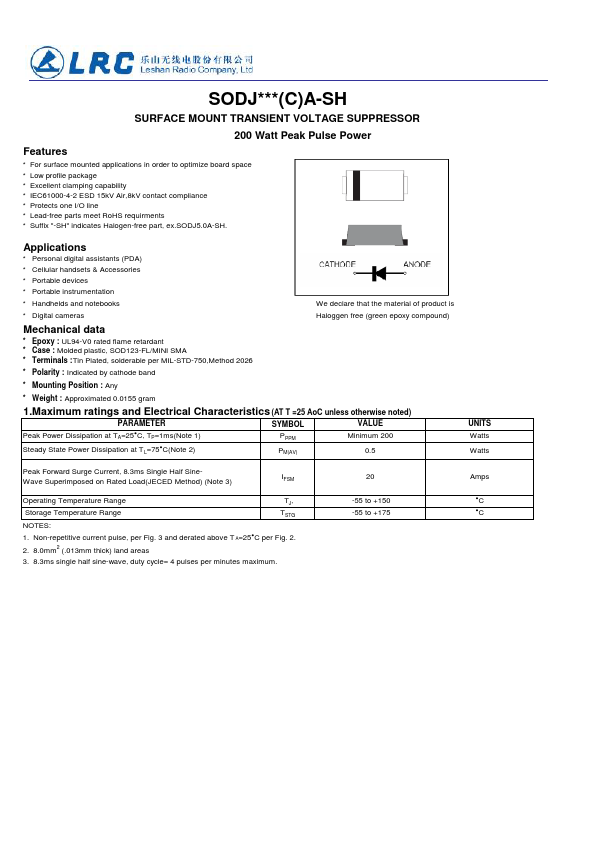 SODJ6.0CA-SH LRC