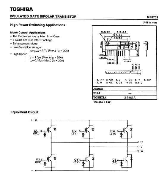 MP6753 Toshiba Semiconductor