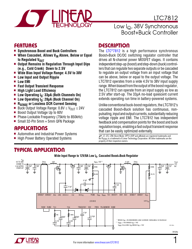 LTC7812 Linear Technology