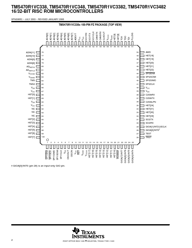 TMS470R1VC348