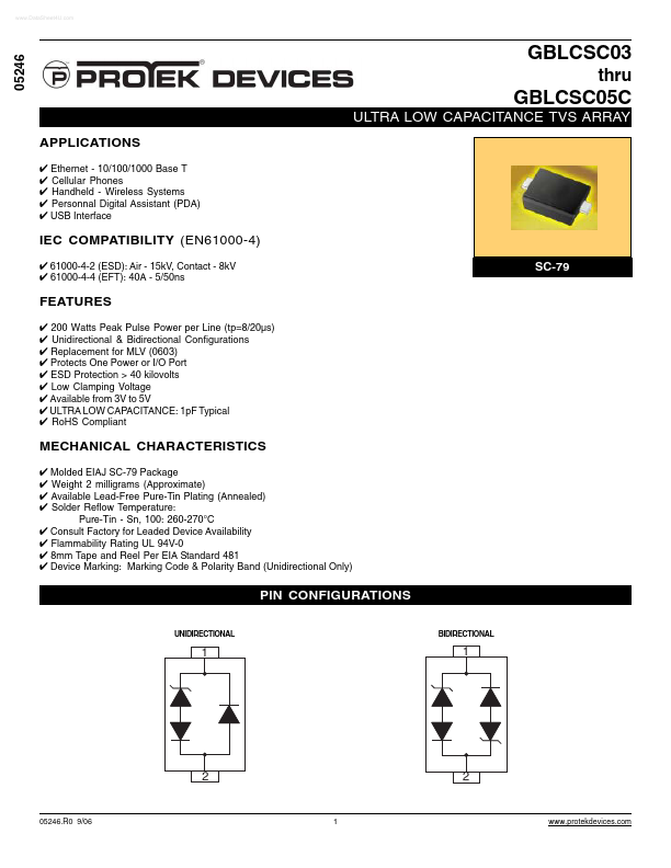 GBLCSC03 Protek Devices