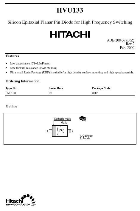 HVU133 Hitachi Semiconductor