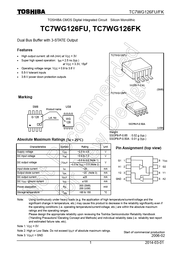 TC7WG126FK