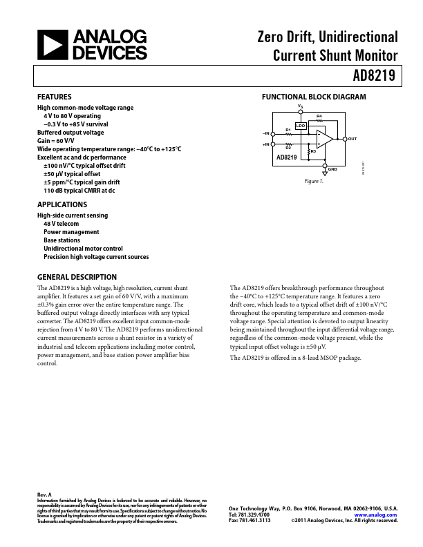 AD8219 Analog Devices