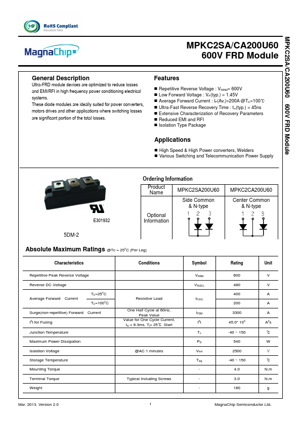 MPKC2CA200U60