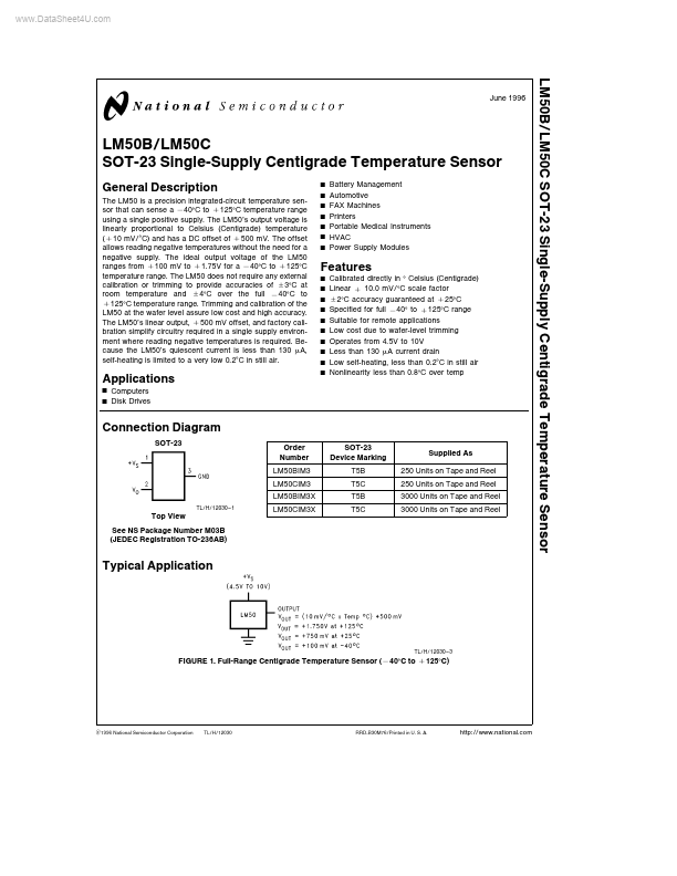 <?=LM50C?> डेटा पत्रक पीडीएफ