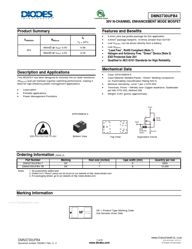 DMN3730UFB4