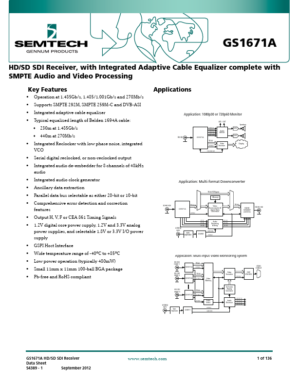 GS1671A Semtech