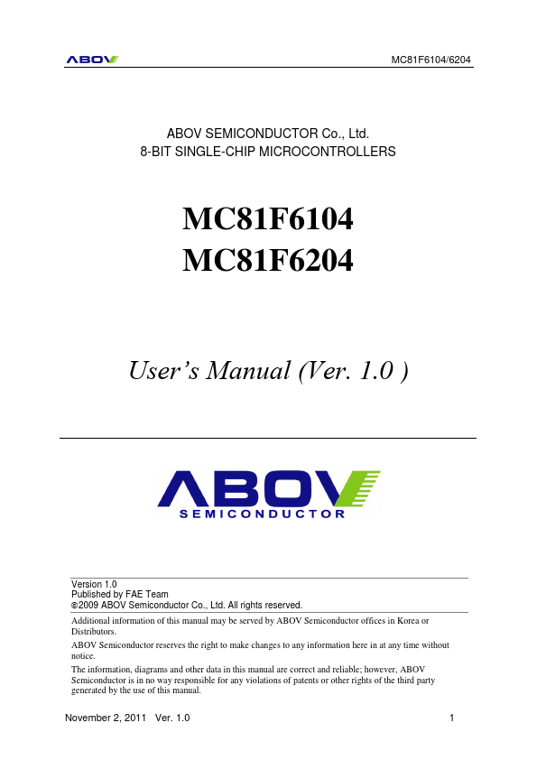 MC81F6204