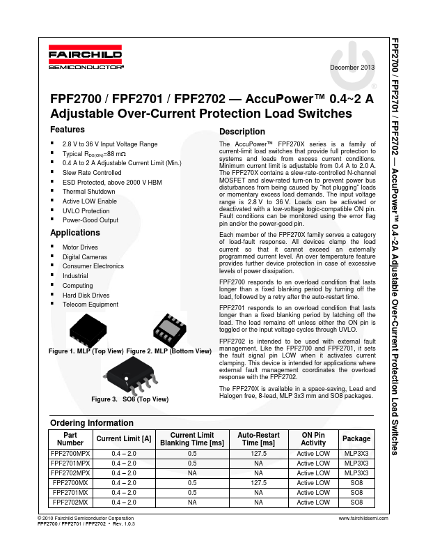 FPF2702 Fairchild Semiconductor