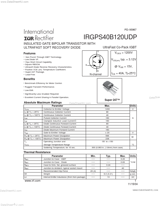 IRGPS40B120UDP