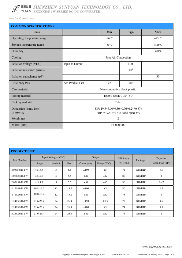 E0512S-1W