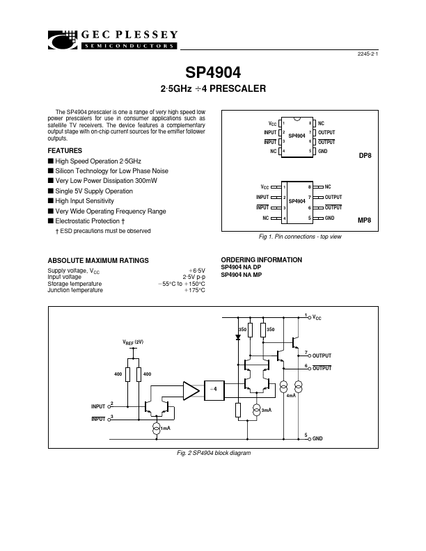 <?=SP4904?> डेटा पत्रक पीडीएफ