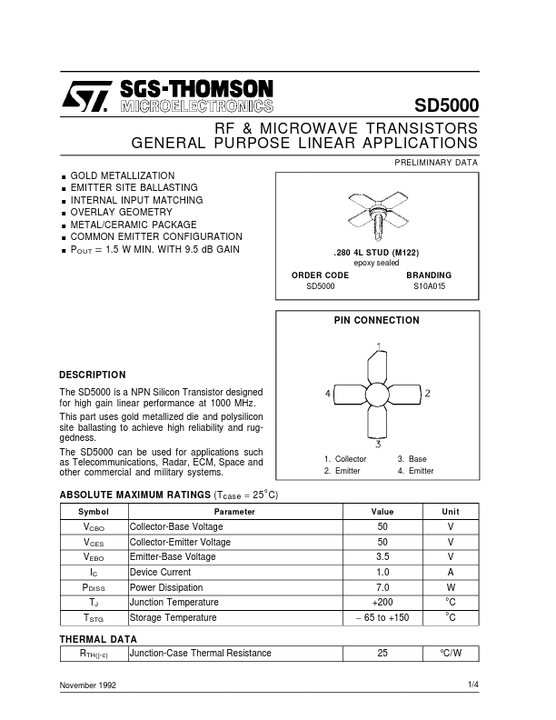 S10A015 STMicroelectronics