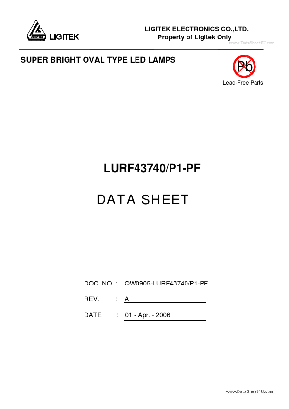 <?=LURF43740-P1-PF?> डेटा पत्रक पीडीएफ