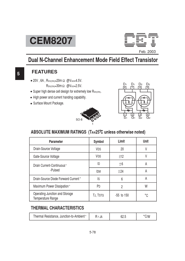 CEM8207 Chino-Excel Technology