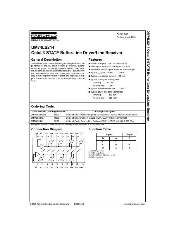 74244 Fairchild Semiconductor