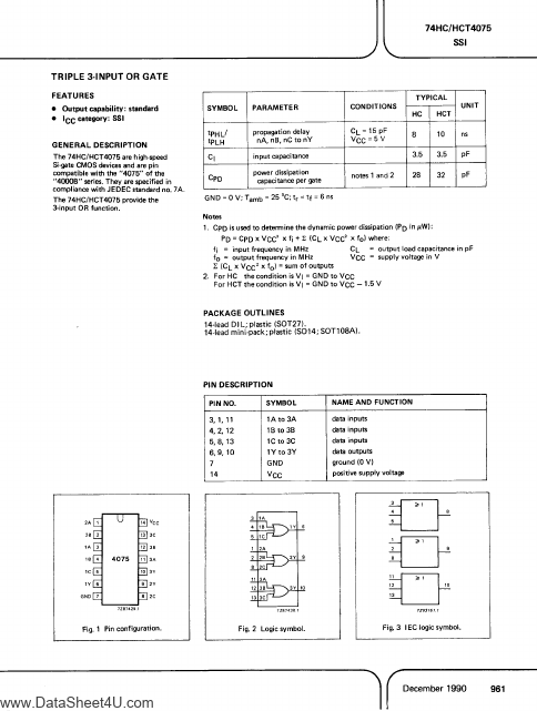 PC74HC4075