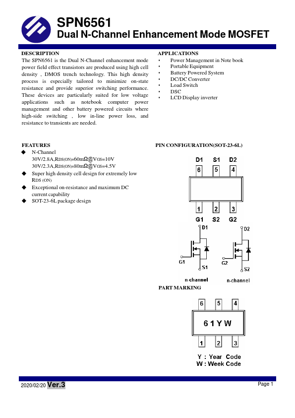 SPN6561 SYNC POWER