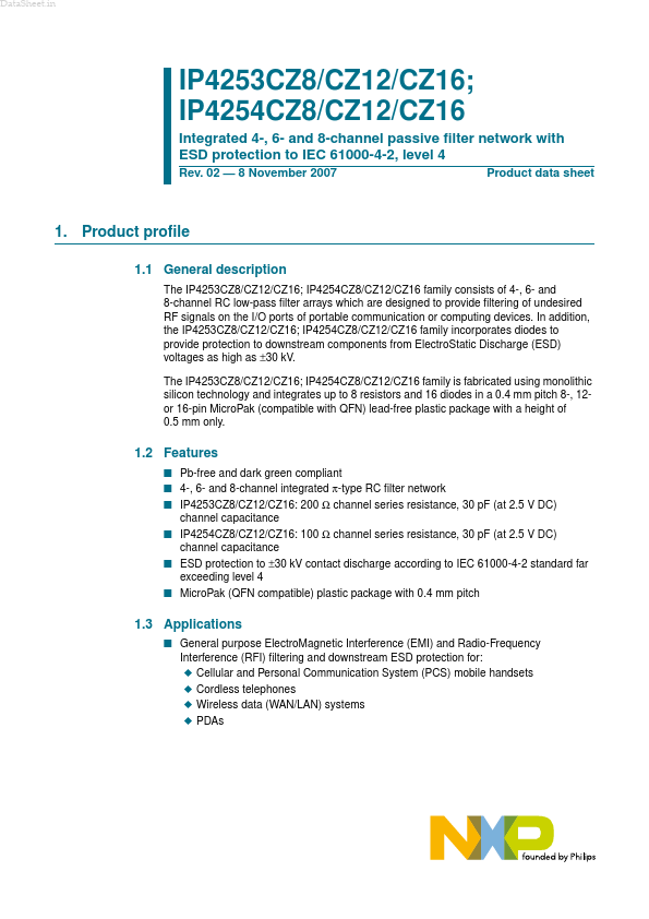 IP4254CZ16 NXP Semiconductors