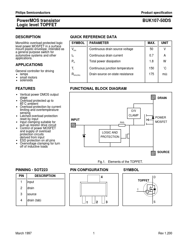 BUK107-50DS NXP