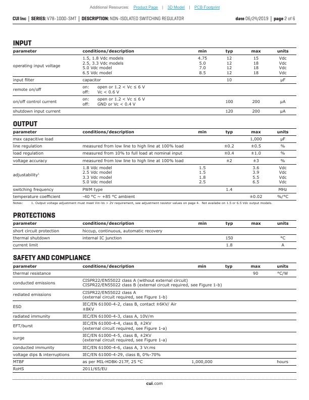 V7803-1000-SMT