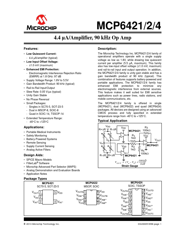 MCP6424 Microchip