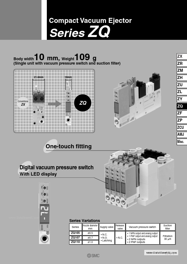 <?=ZQ110?> डेटा पत्रक पीडीएफ