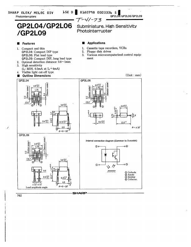 GP2L06 Sharp Electrionic Components