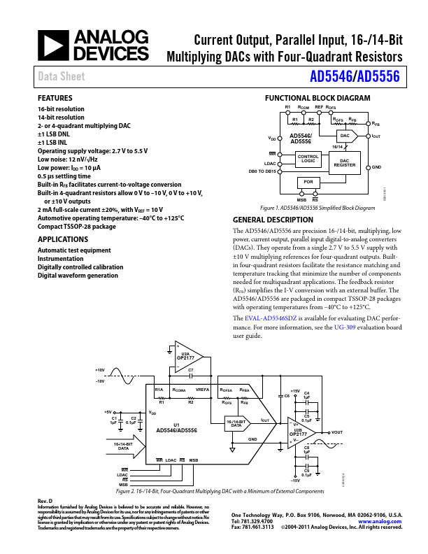 AD5546 Analog Devices