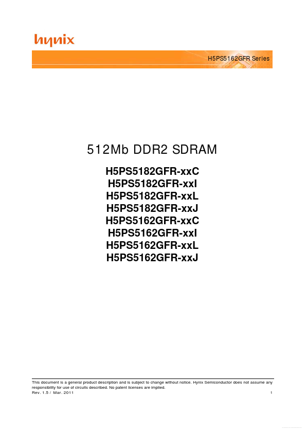 H5PS5162GFR-xxC