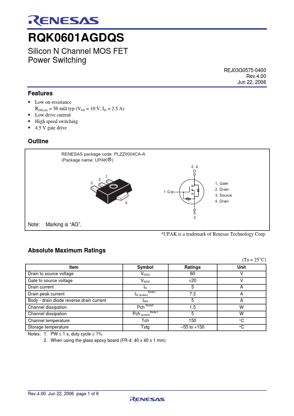 RQK0601AGDQS