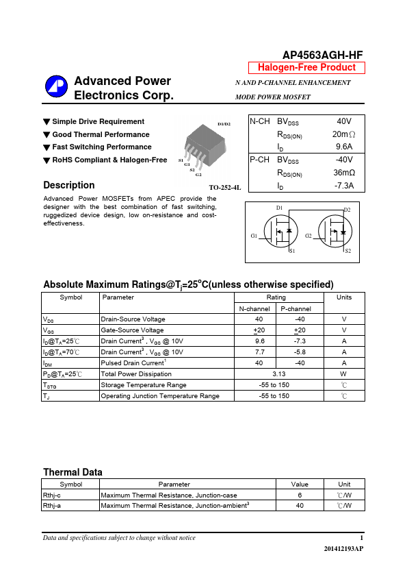 AP4563AGH-HF