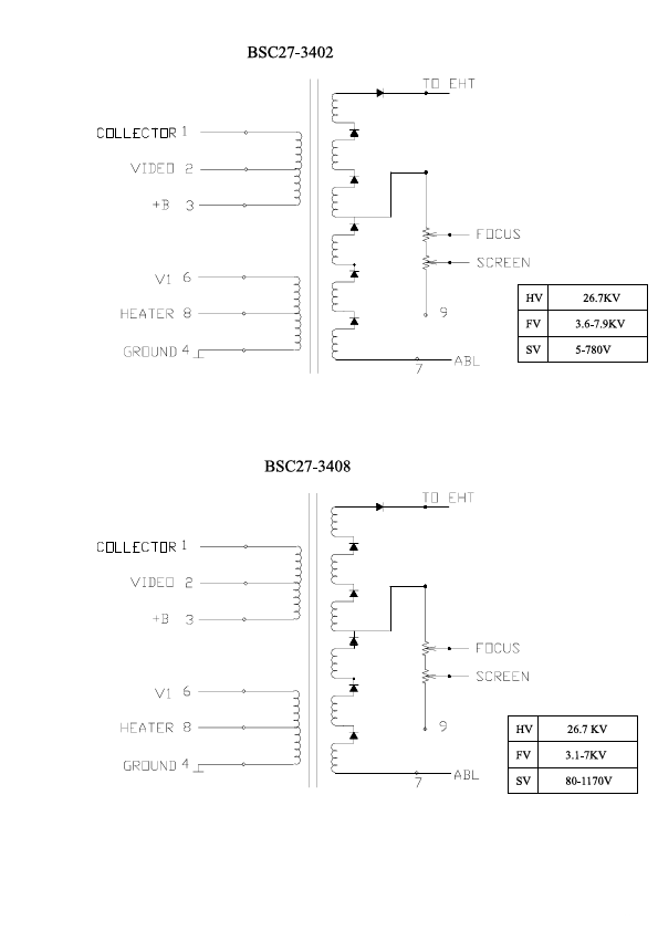 <?=BSC27-3408?> डेटा पत्रक पीडीएफ