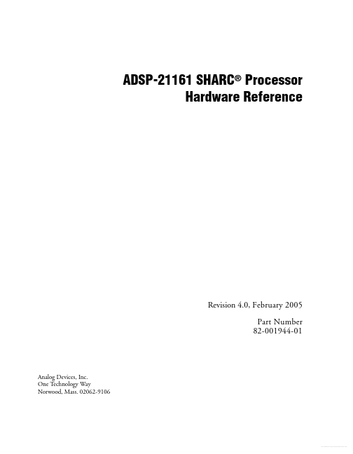 ADSP-21161 Analog Devices