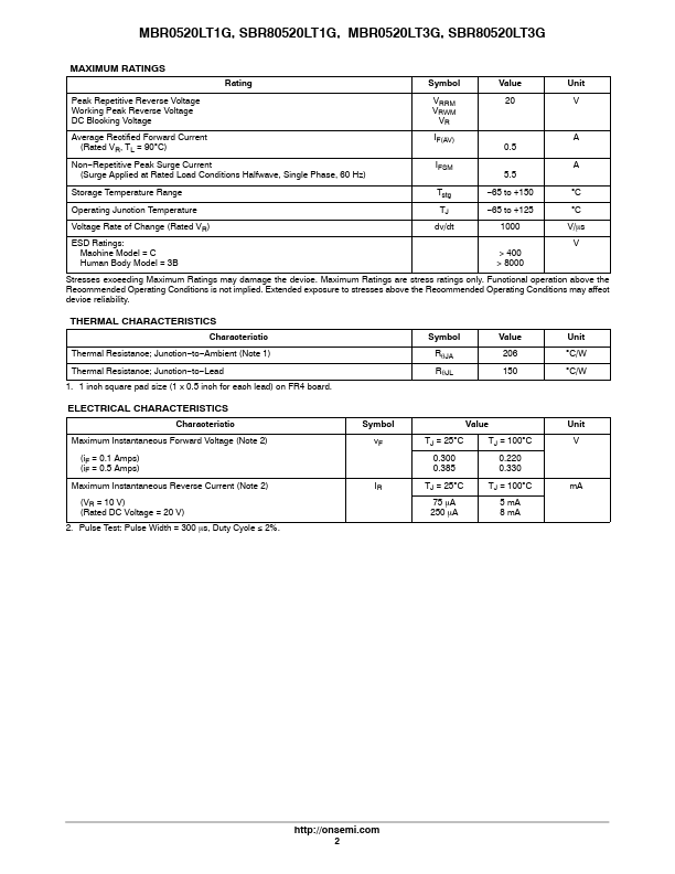 MBR0520LT3G