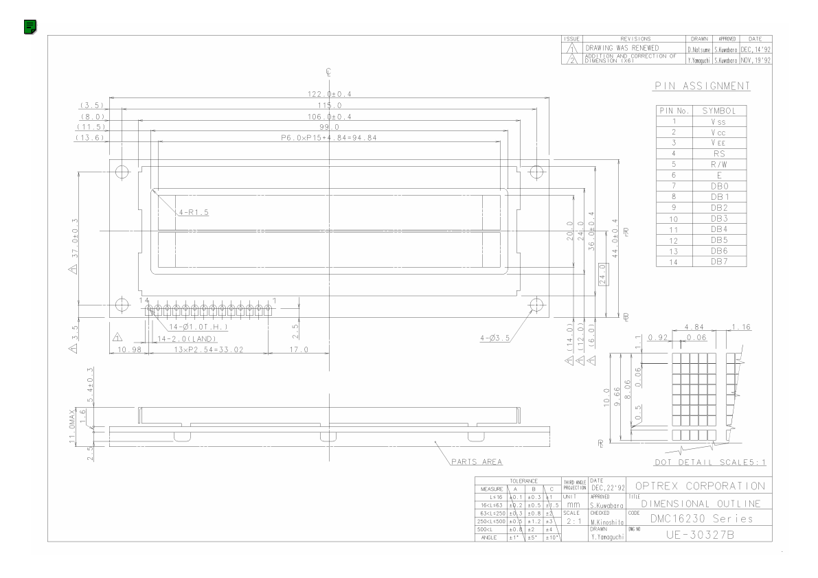 ue-30327 OPTREX