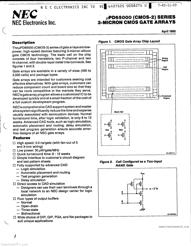 UPD65010 NEC Electronics