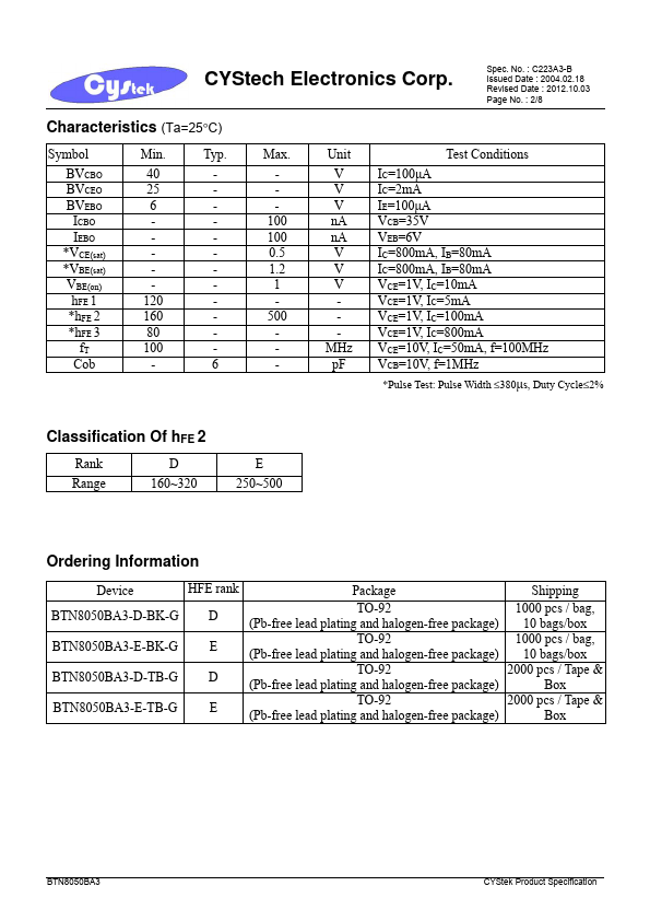 BTN8050BA3