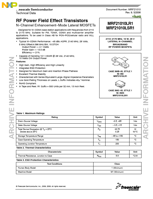 MRF21010LR1