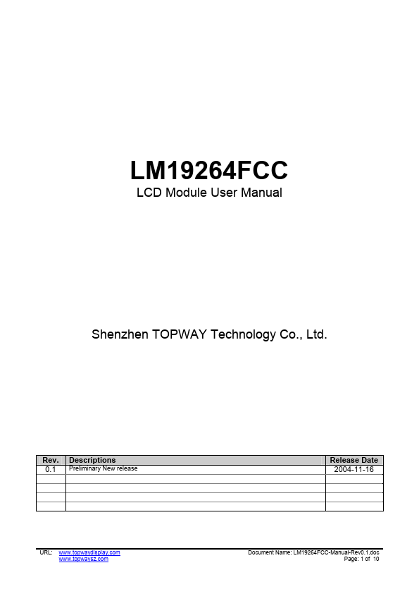 LM19264FCC