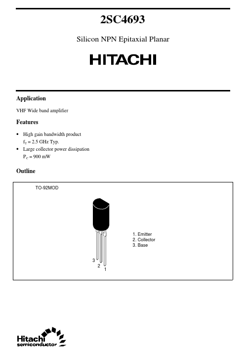 2SC4693 Hitachi Semiconductor