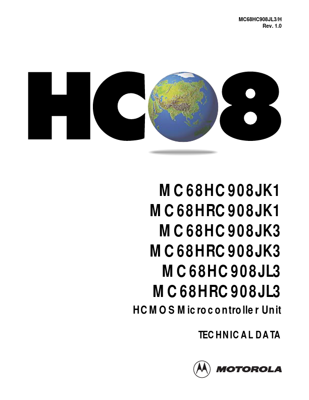 MC68HRC908JL3 Motorola