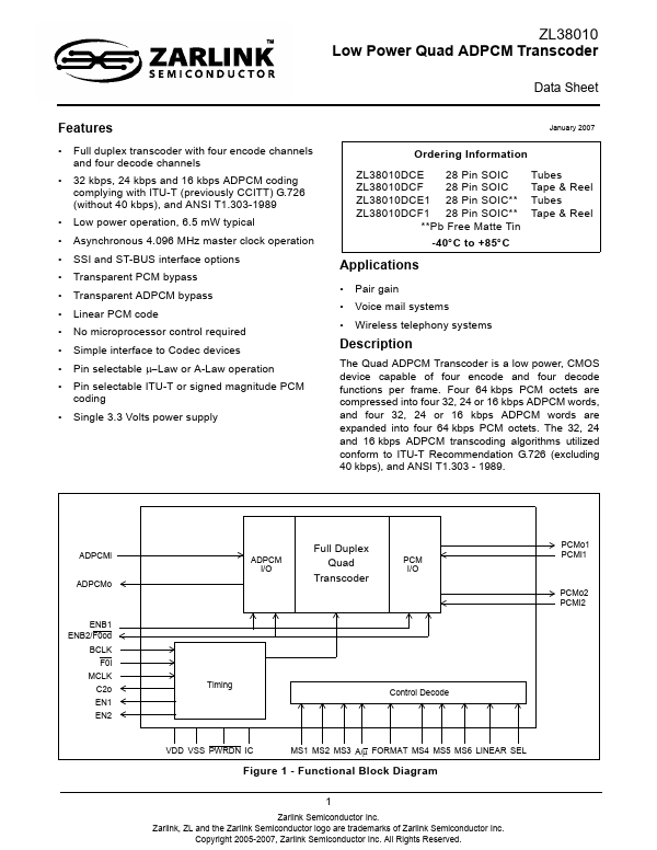 ZL38010