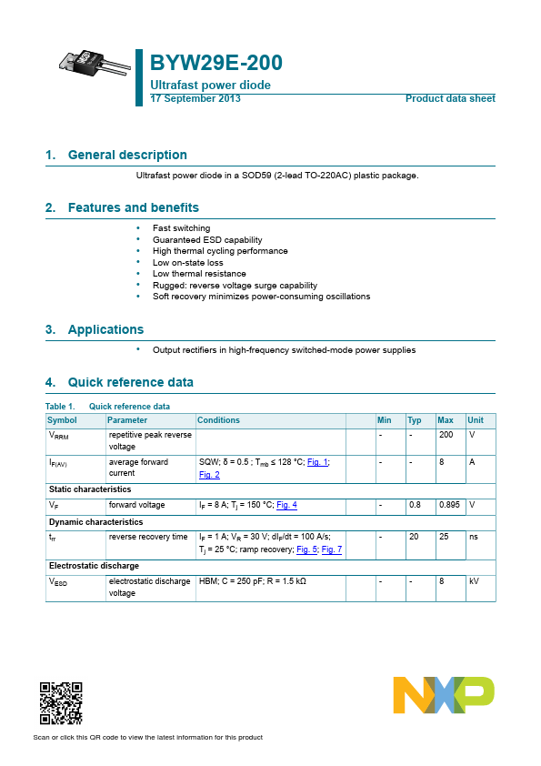 BYW29E-200 NXP