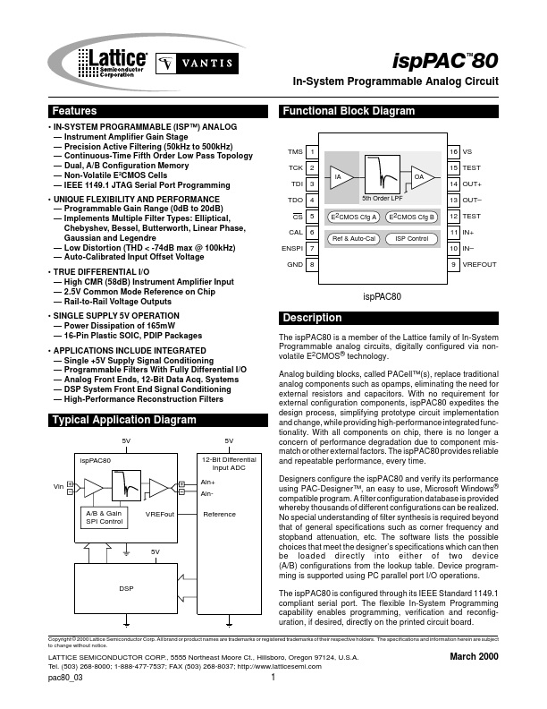 ISPPAC80-01SI